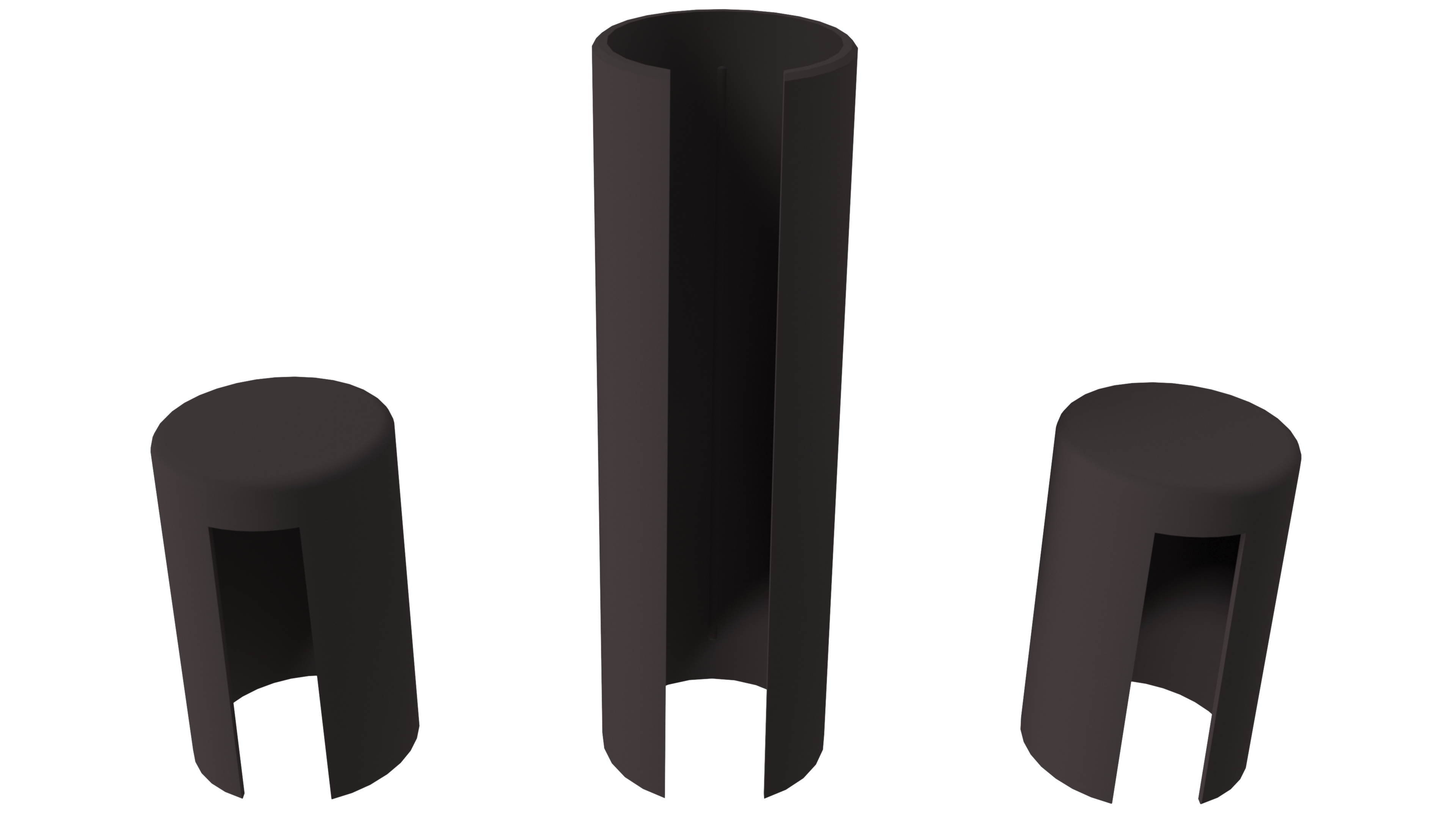 Накладка декоративная для врезных петель (2 внешних и 1 внутренняя накладки в комплекте, пластик, цвет темно-коричневый RAL 8019. Рис. 1 Накладка декоративная для врезных петель (2 внешних и 1 внутренняя накладки в комплекте, пластик, цвет темно-коричневый RAL 8019. Рис. 1