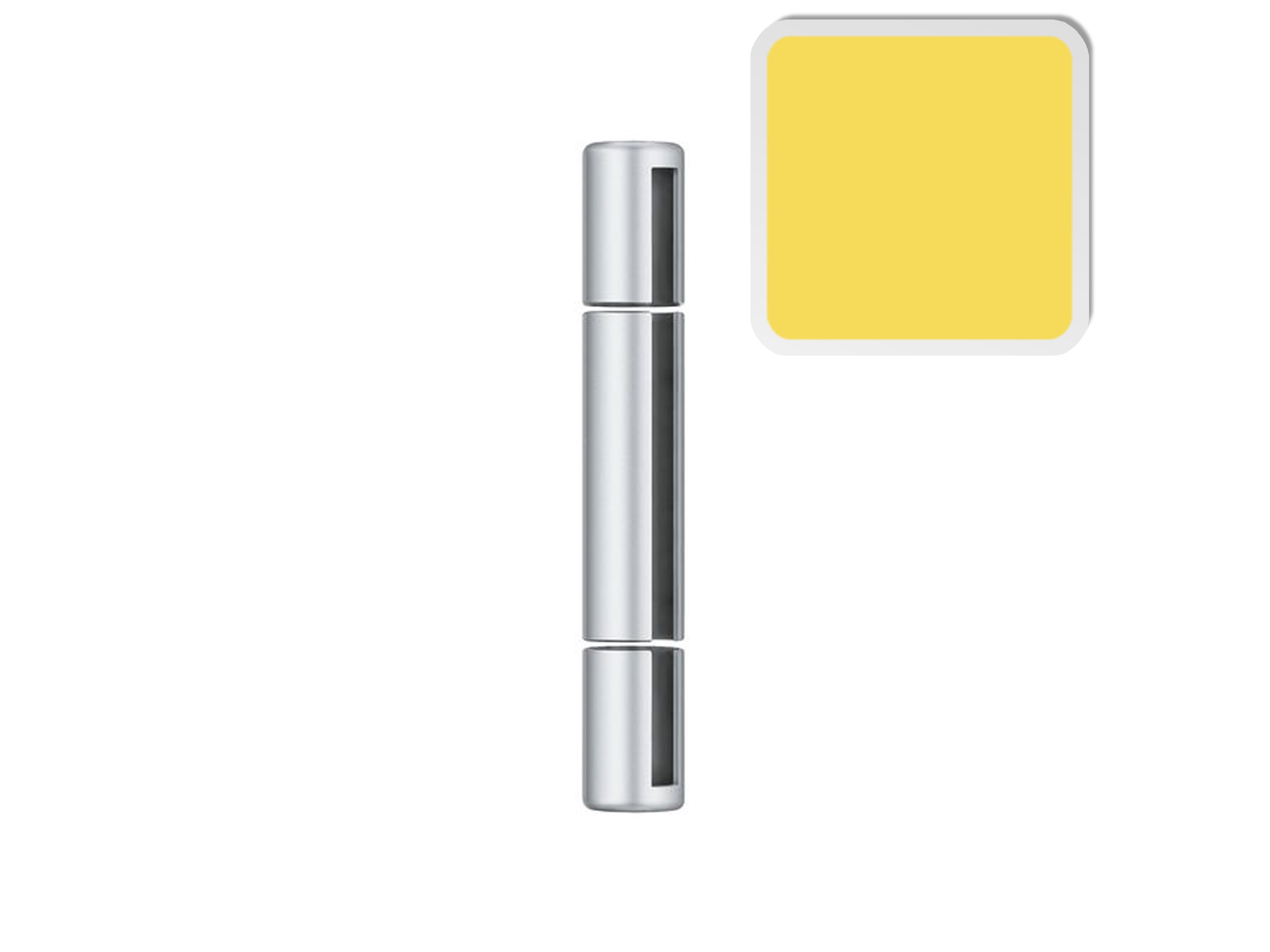 Накладка декоративная для врезных петель, пластик, цвет позолоченный. Рис. 2