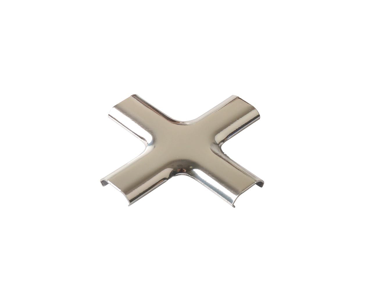 Накладка декоративная крестовая Germanella серебро (гладкая). Рис. 3