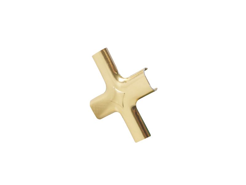 Накладка декоративная крестовая Germanella золото. Рис. 3