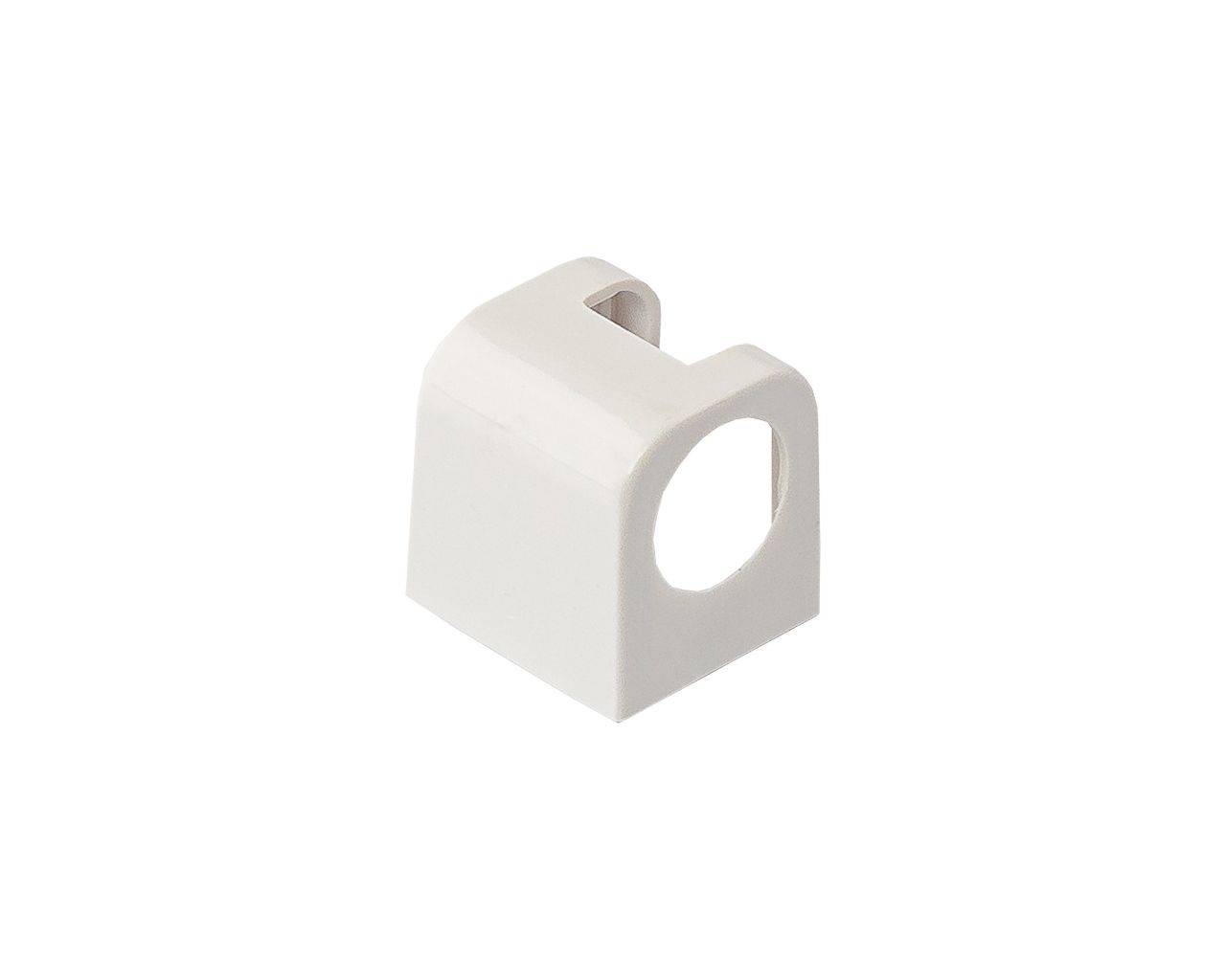 Накладка декоративная нижней петли на раме (малая) RAL9016 Белый. Рис. 1