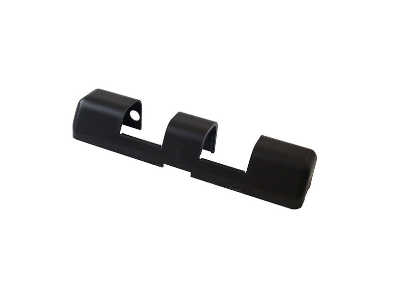 Накладка декоративная рамной арочной верхней петли S 7 RB коричневая RAL8022. Рис. 1 Накладка декоративная рамной арочной верхней петли S 7 RB коричневая RAL8022. Рис. 1