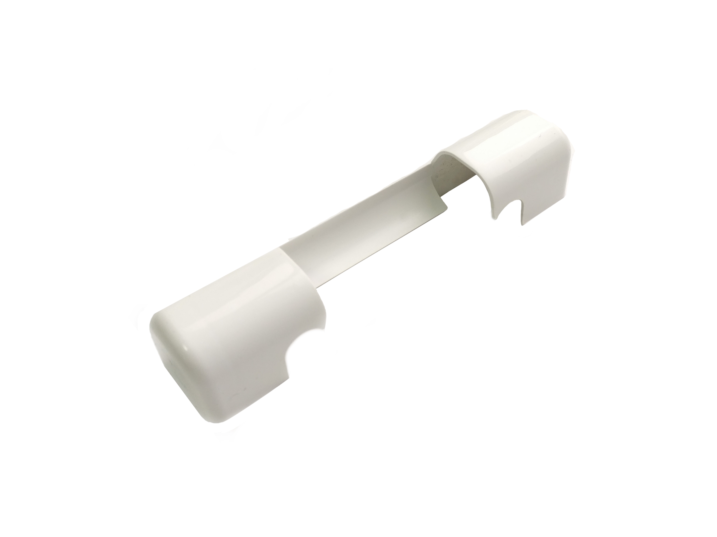 Накладка декоративная верхней петли на раме регулируемой Internika, белая. Рис. 1