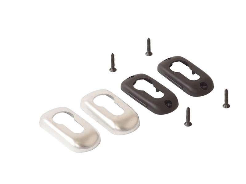 Накладка на цилиндр FLORA, 2 штуки, неокрашенная, 07058005N