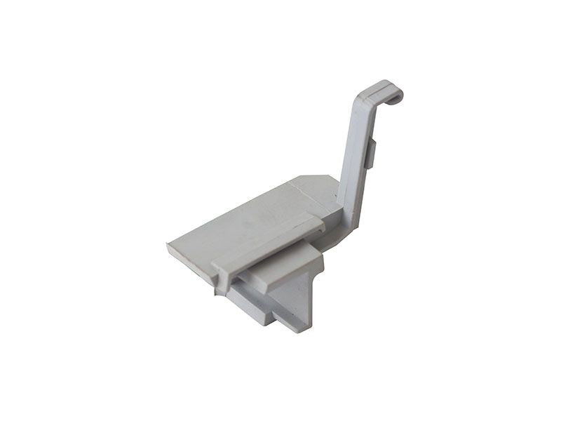 Накладка торцевая АЛЮСТАРТ, для водоотводного профиля, правая, с прямым углом, пластик, серый. Рис. 3 Накладка торцевая АЛЮСТАРТ, для водоотводного профиля, правая, с прямым углом, пластик, серый. Рис. 3