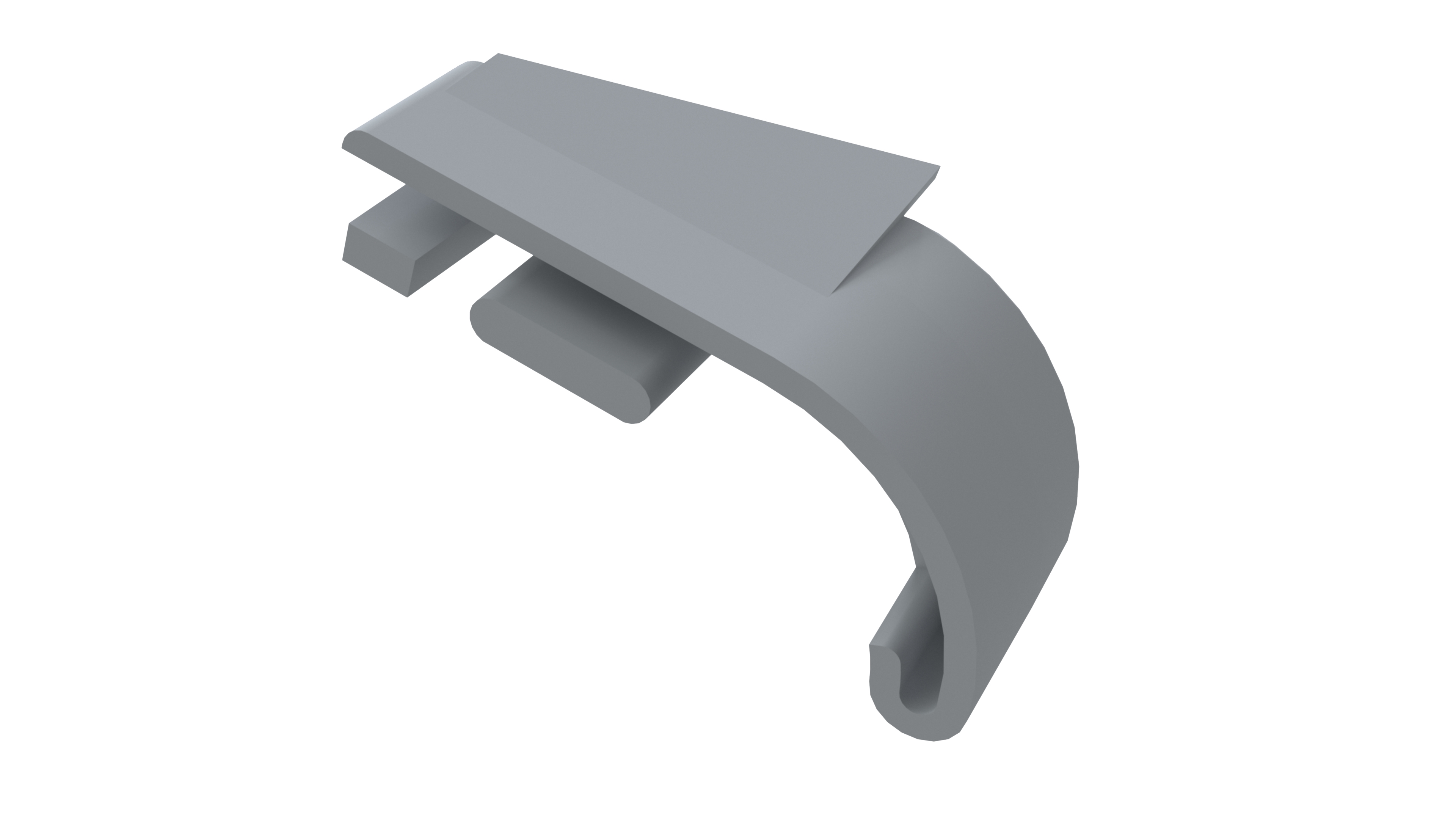 Накладка торцевая АЛЮСТАРТ, для профиля покрытия створок, правая, пластик, серый. Рис. 1 Накладка торцевая АЛЮСТАРТ, для профиля покрытия створок, правая, пластик, серый. Рис. 1