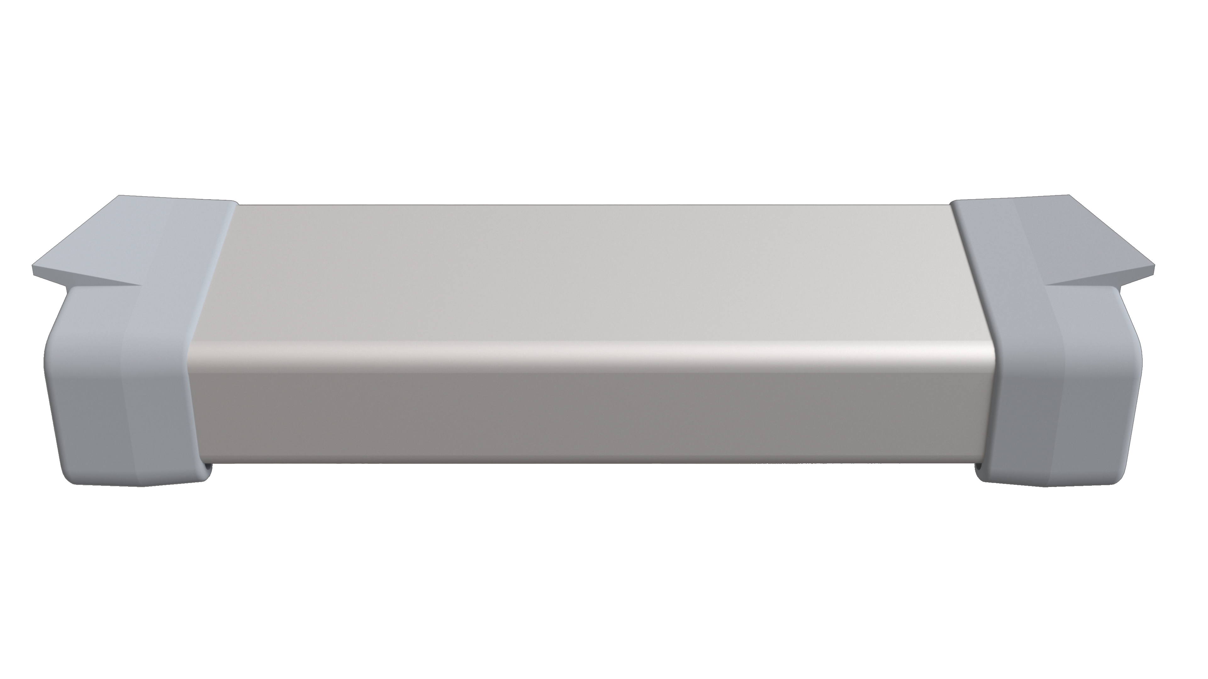 Накладка торцевая для профиля покрытия створок(FP-16), левая, цвет серый RAL 7040. Рис. 3