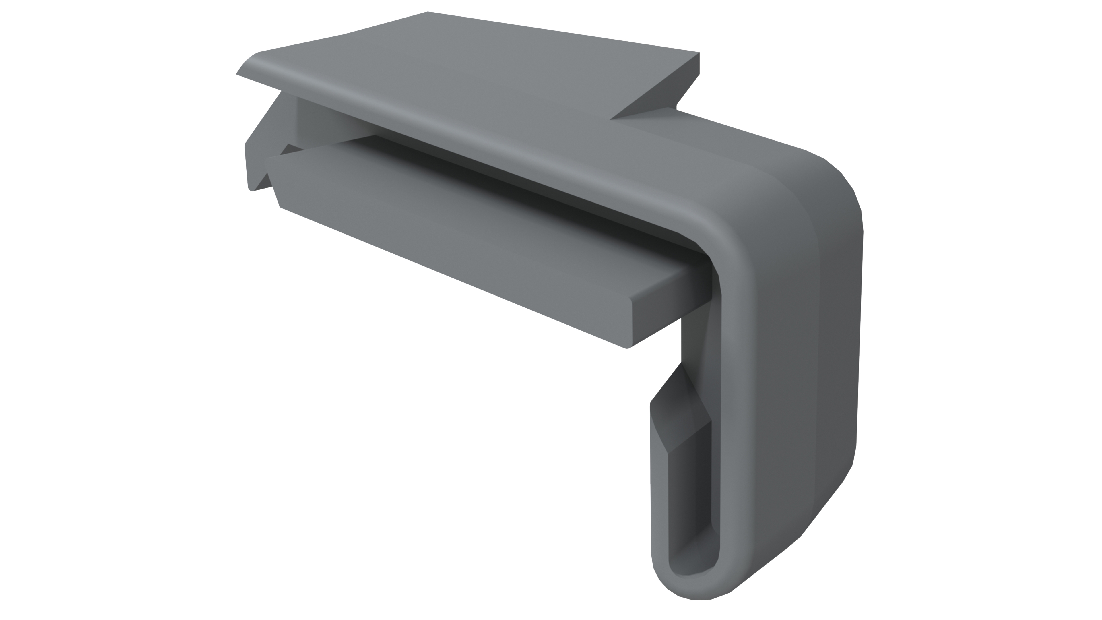 Накладка торцевая для профиля покрытия створок(FP-16), правая, цвет RAL 7016. Рис. 2