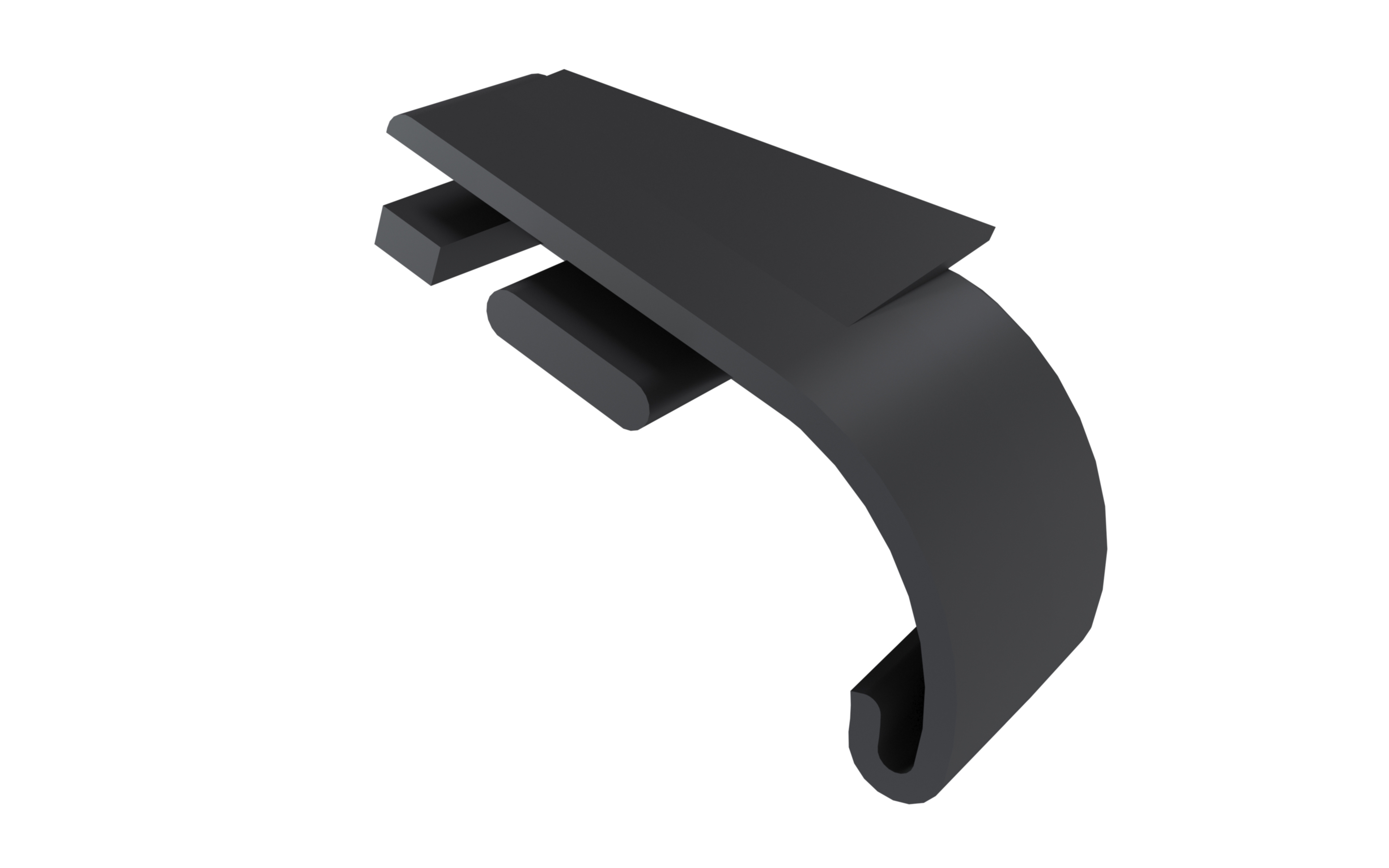 Накладка торцевая для профиля покрытия створок, правая, цвет черный. Рис. 1 Накладка торцевая для профиля покрытия створок, правая, цвет черный. Рис. 1