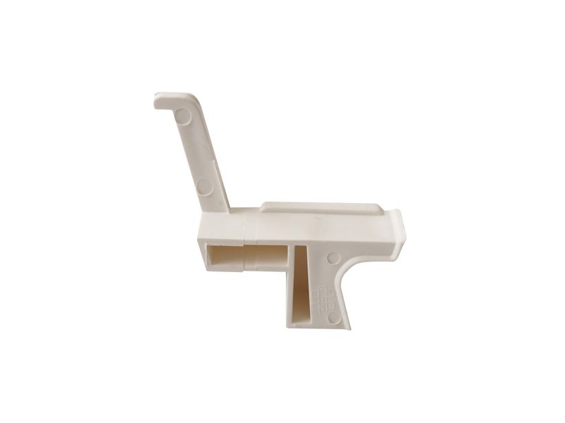 Накладка торцевая, для водоотводного профиля, правая, с прямым углом, пластик, белый. Рис. 2 Накладка торцевая, для водоотводного профиля, правая, с прямым углом, пластик, белый. Рис. 2