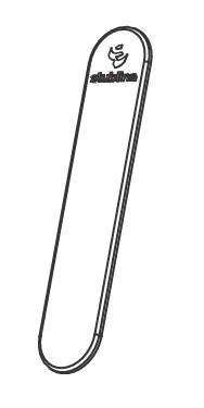 Накладка внешняя на ручку HS, коричневый (RAL 8017). Рис. 1 Накладка внешняя на ручку HS, коричневый (RAL 8017). Рис. 1