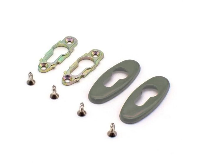 Накладки на цилиндр замка для дверей RAL7016 (пара). Рис. 1 Накладки на цилиндр замка для дверей RAL7016 (пара). Рис. 1