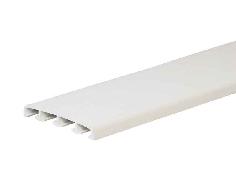 Наличник Bauset RNG 95х10мм белый 6,0 м