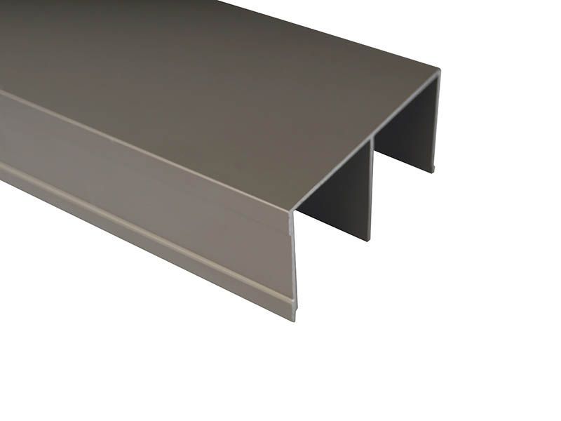 Направляющая верхняя, алюминий, шампань, 5900 мм. Рис. 1