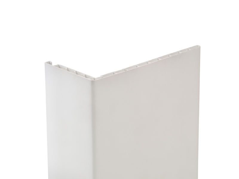 Откос наружный угловой Exter 90х180х9мм белый 6,0 м. Рис. 1