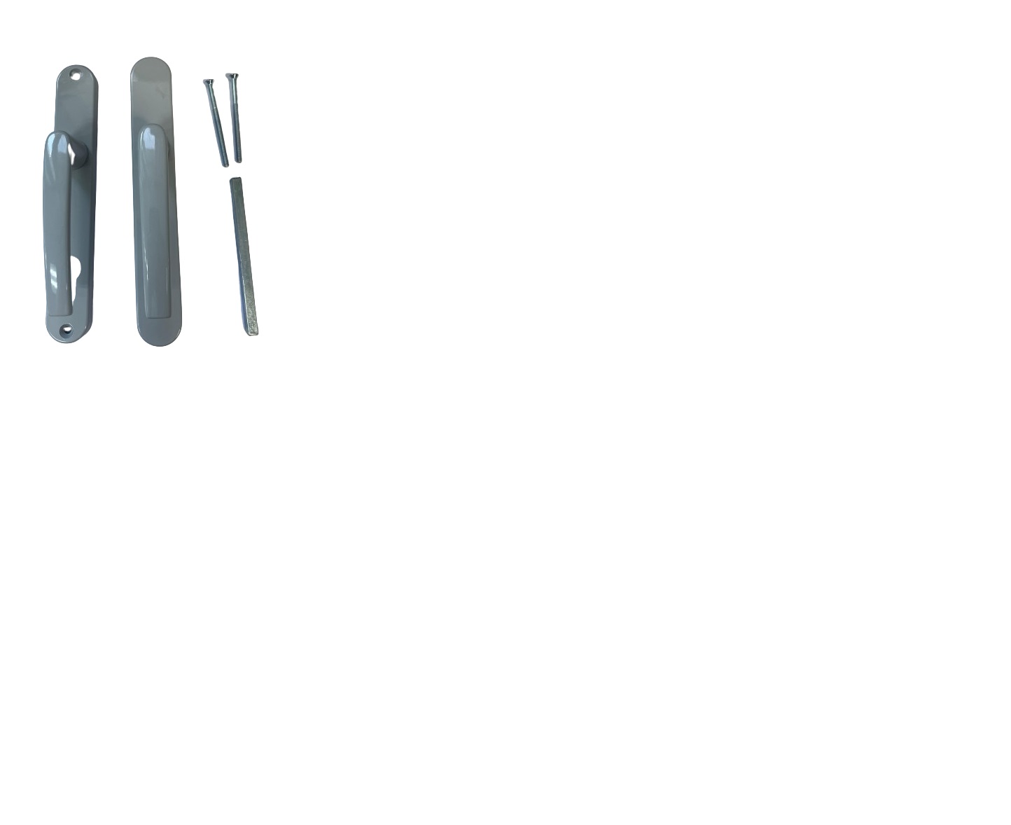 Нажимной гарнитур ALFA 35/85 подпруж. серый RAL9006