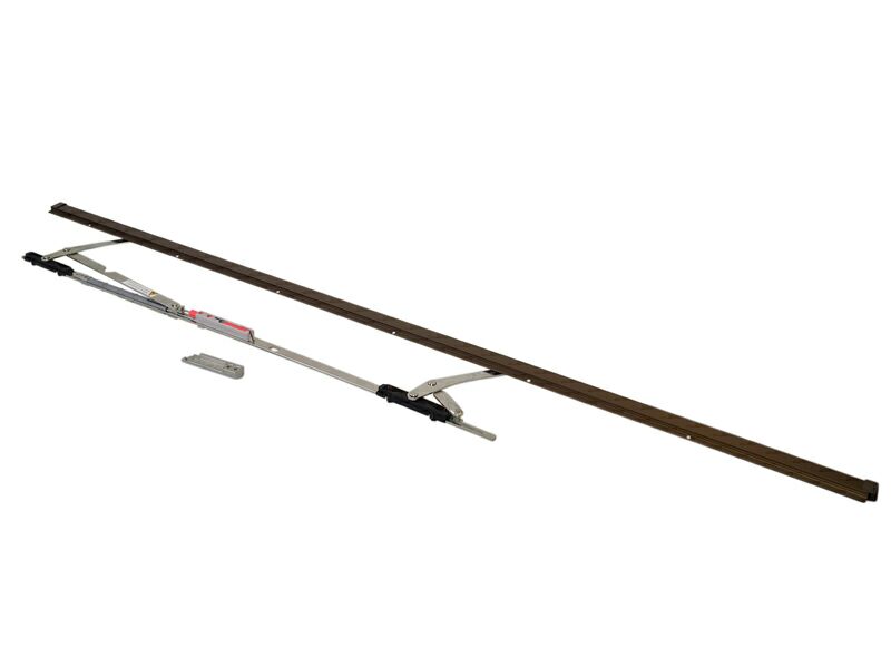 Ножницы+направляющая на створке Internika SP 901-1250 правые , средняя бронза. Рис. 1 Ножницы+направляющая на створке Internika SP 901-1250 правые , средняя бронза. Рис. 1