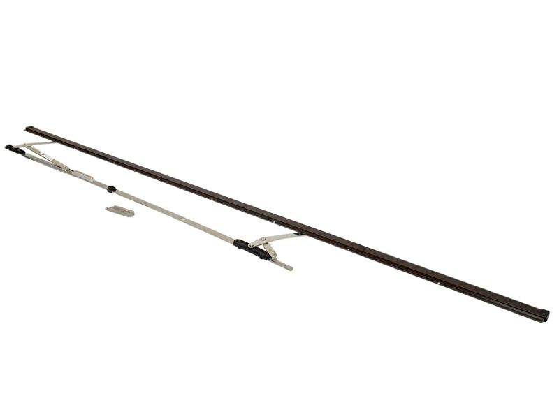 Ножницы+направляющая на створке Internika SP 1251-1650 правые , коричневые. Рис. 1 Ножницы+направляющая на створке Internika SP 1251-1650 правые , коричневые. Рис. 1