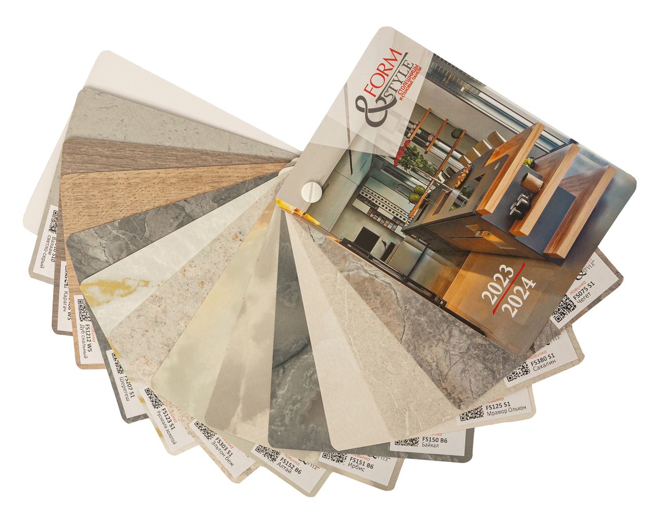 Образцы HPL пластика(12 декоров), новинки 2023г.