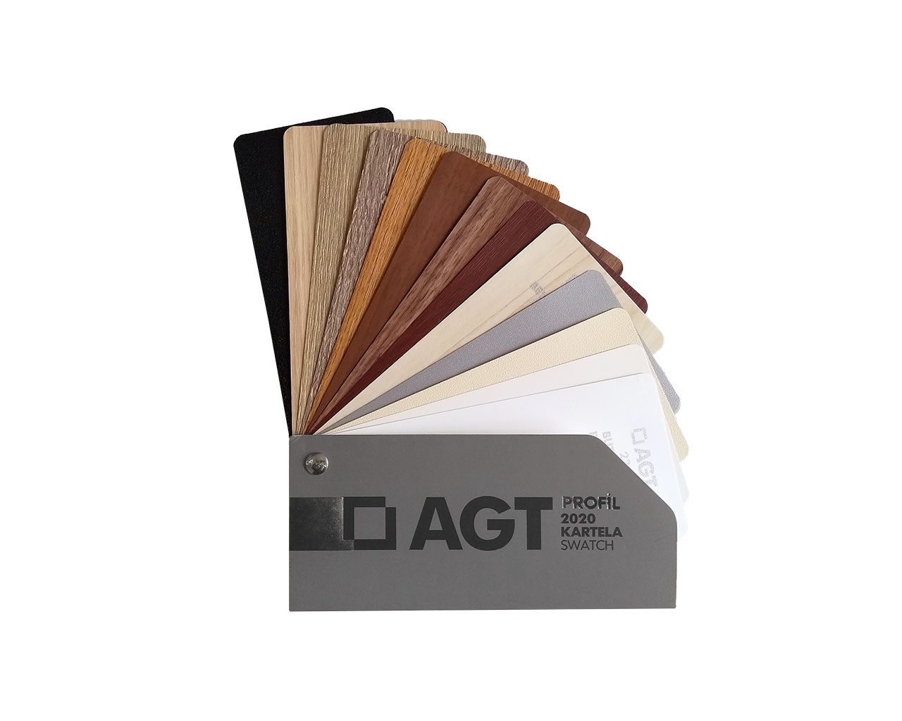 Образцы декоров ПВХ пленки для профиля AGT, 17 декоров, 2020. Рис. 2