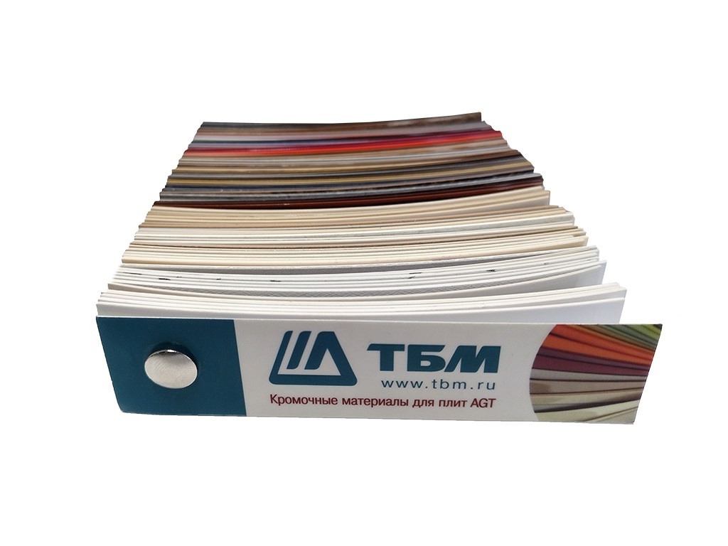 Образцы кромочных материалов 23*1 мм, подбор под плиту AGT, 2021 (103 декора)