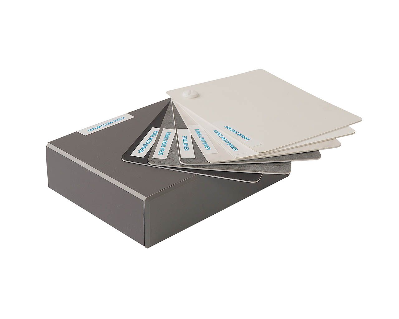 Образец подоконника Moeller LD 40 с образцами ламината 7 цветов. Рис. 2