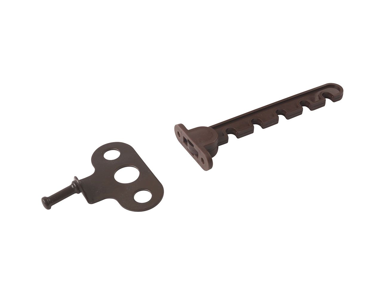 Ограничитель открывания  Internika (овальный), коричневый. Рис. 1