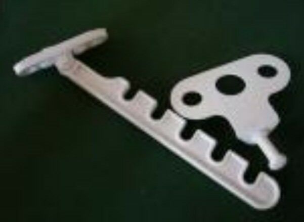 Ограничитель открывания металлический Internika (овальный), белый. Рис. 2 Ограничитель открывания металлический Internika (овальный), белый. Рис. 2