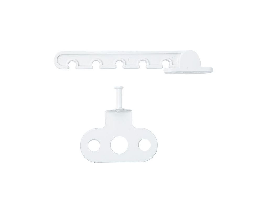 Ограничитель открывания (овальная розетка), 5 делений, белый с металлическим держателем. Рис. 2 Ограничитель открывания (овальная розетка), 5 делений, белый с металлическим держателем. Рис. 2