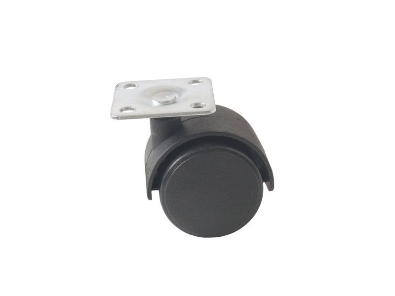 Опора колесная FIRMAX, без тормоза, d=40 мм, шуруп, пластик, черный (2 части) (комплект 100 шт.). Рис. 3 Опора колесная FIRMAX, без тормоза, d=40 мм, шуруп, пластик, черный (2 части) (комплект 100 шт.). Рис. 3