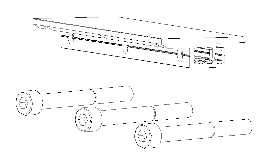 Опора заполнения усиленная 48 мм, комплект (опора-1 шт, винт М8х70-3 шт.). Рис. 1 Опора заполнения усиленная 48 мм, комплект (опора-1 шт, винт М8х70-3 шт.). Рис. 1