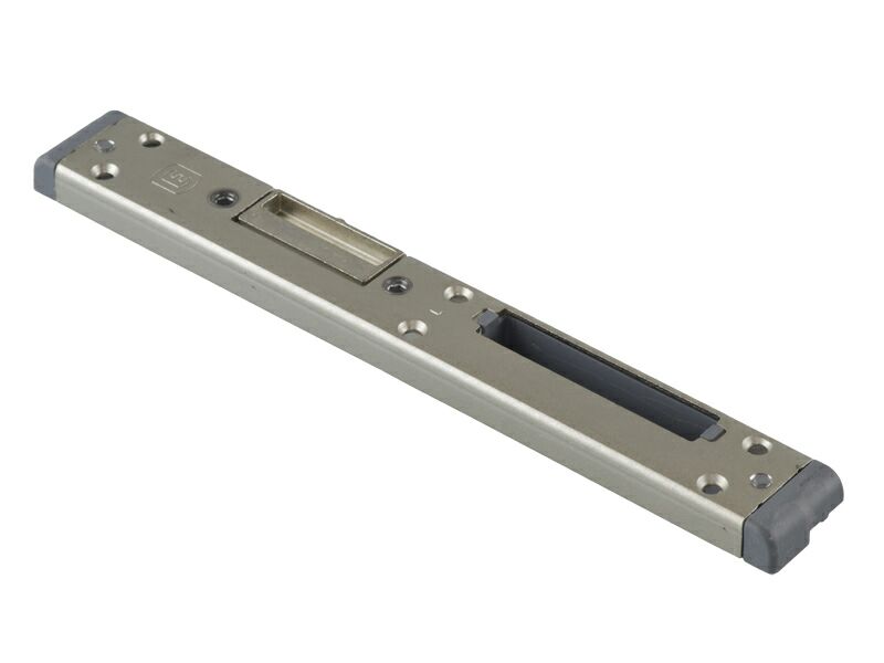 Планка ответная под ригель с фалевой/роликовой защелкой Elementis(регулируемая) 9 система левая. Рис. 1