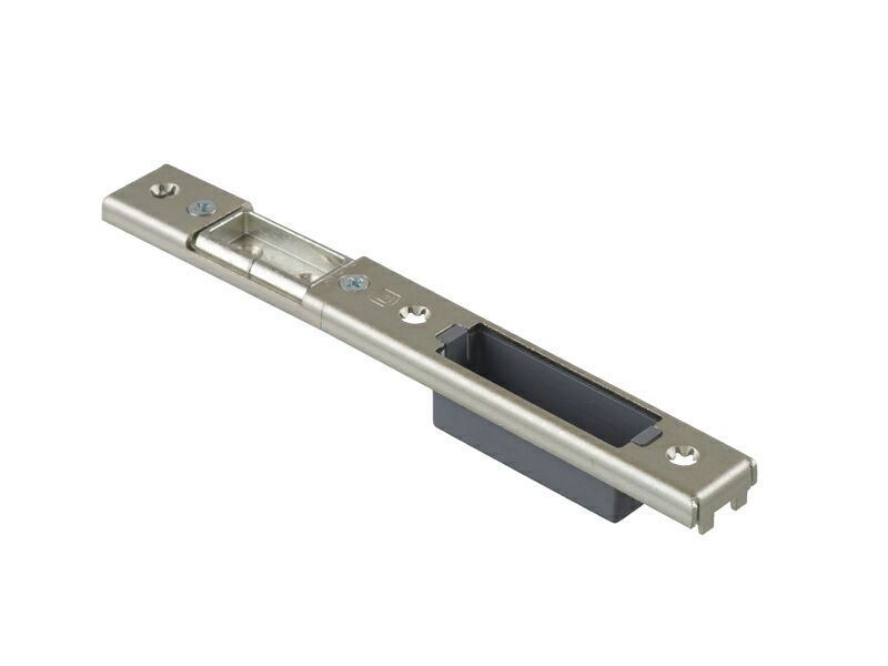 Планка ответная под ригель с фалевой защелкой Elementis (регулируемая) под штульп 9 и 13 мм. Рис. 1