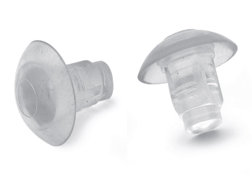 PR01 Демпфер врезной D10x7.5, полупрозрачный. Рис. 1