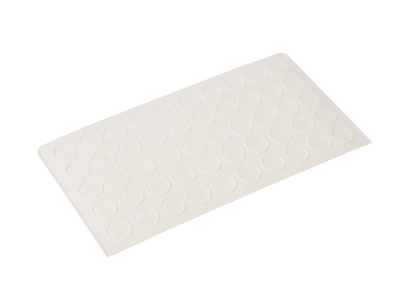 PR02 Демпфер самоклеящийся D10x3 мм. полупрозрачный (1 лист-50 шт.)