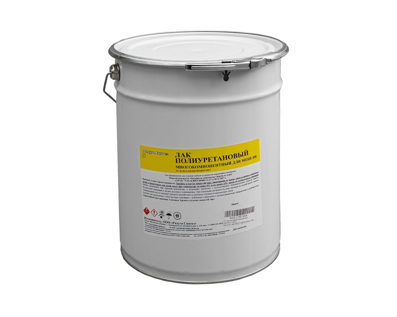 ПУ лак RADICS L13012 п/мат. тиксотропный (отв. 50% RDS-H0002/20), н.у. 20л. Рис. 1