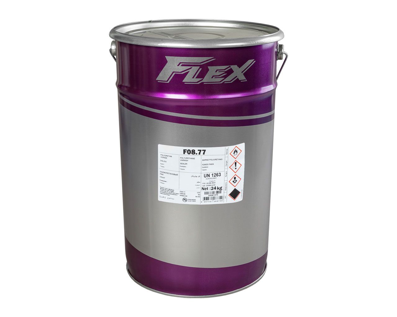ПУ-грунт FLEX F08.77 прозрачный, н.у.24кг (+50% F09.00). Рис. 1 ПУ-грунт FLEX F08.77 прозрачный, н.у.24кг (+50% F09.00). Рис. 1