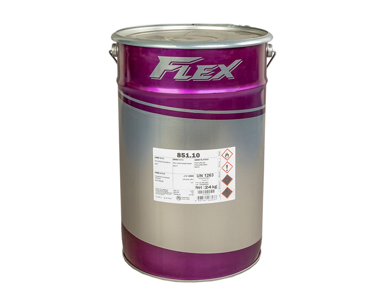 ПУ-краска FLEX 851.10 белая матовая, н.у.24кг (+50% 825.00). Рис. 1 ПУ-краска FLEX 851.10 белая матовая, н.у.24кг (+50% 825.00). Рис. 1