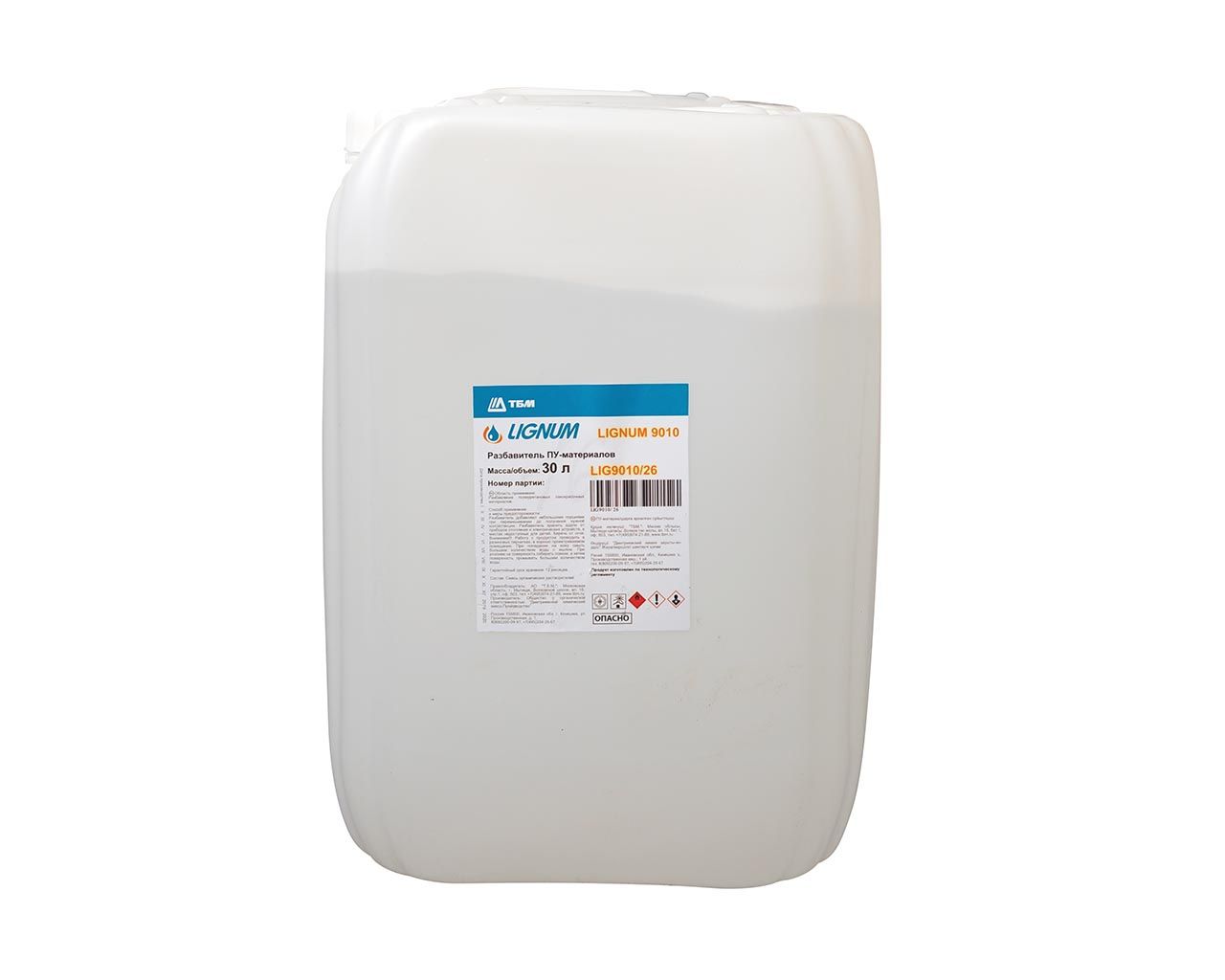 ПУ-разбавитель LIGNUM 9010 н.у. 25,3кг /тара 30л/. Рис. 1