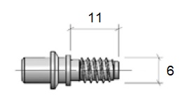 PV23 Дюбель евровинт для SI20, L=11мм, цинк. Рис. 2 PV23 Дюбель евровинт для SI20, L=11мм, цинк. Рис. 2