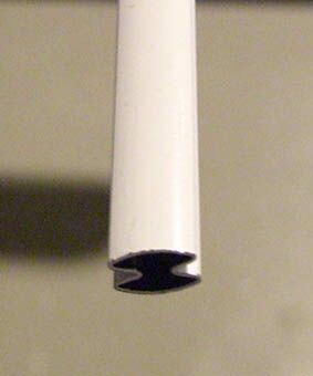 Переплёт декоративный Helima 4м белый. Рис. 1