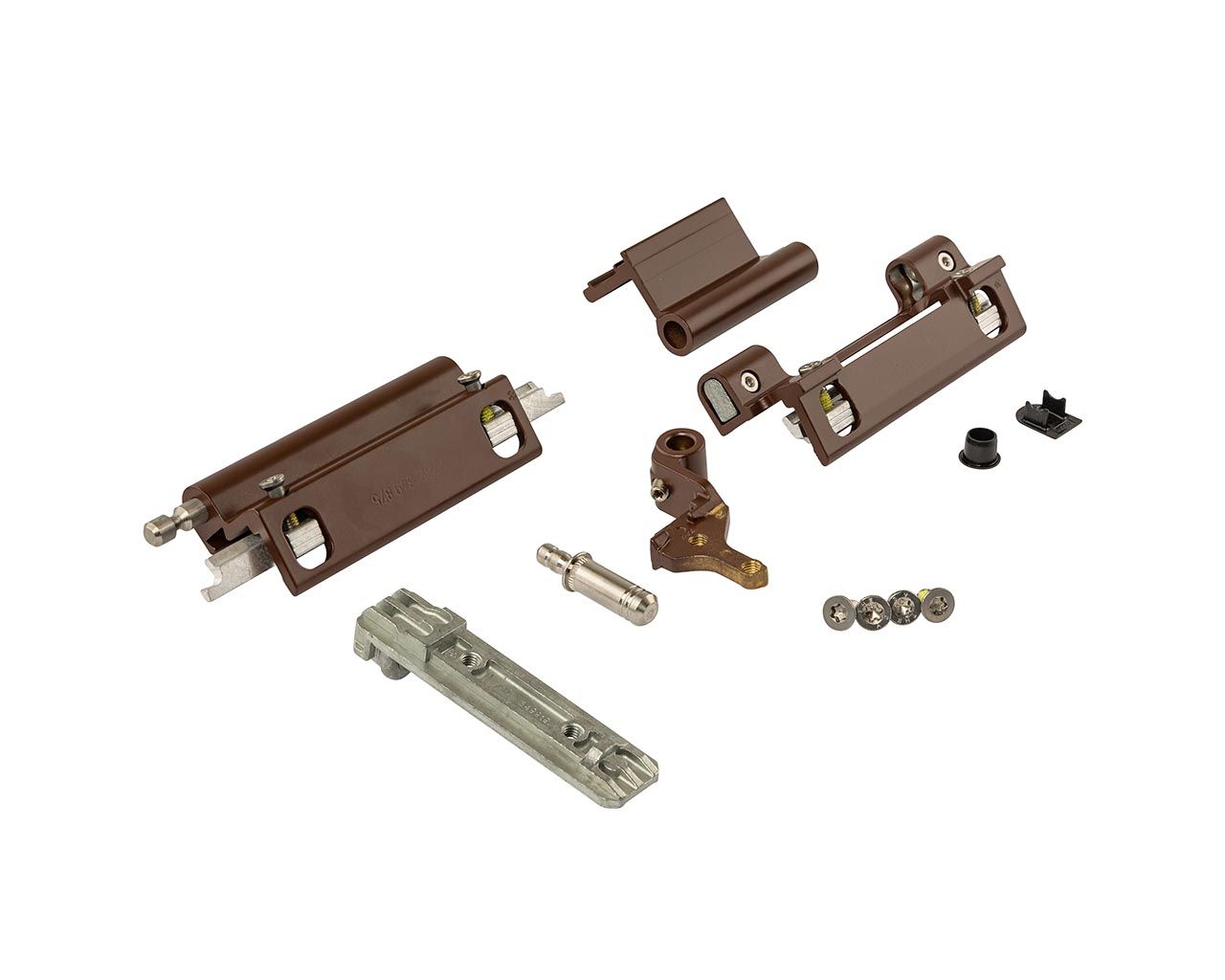 Петли поворотно-откидные DK, клемма 2, V.01, 90 кг, корич. RAL8017, 728796. Рис. 1