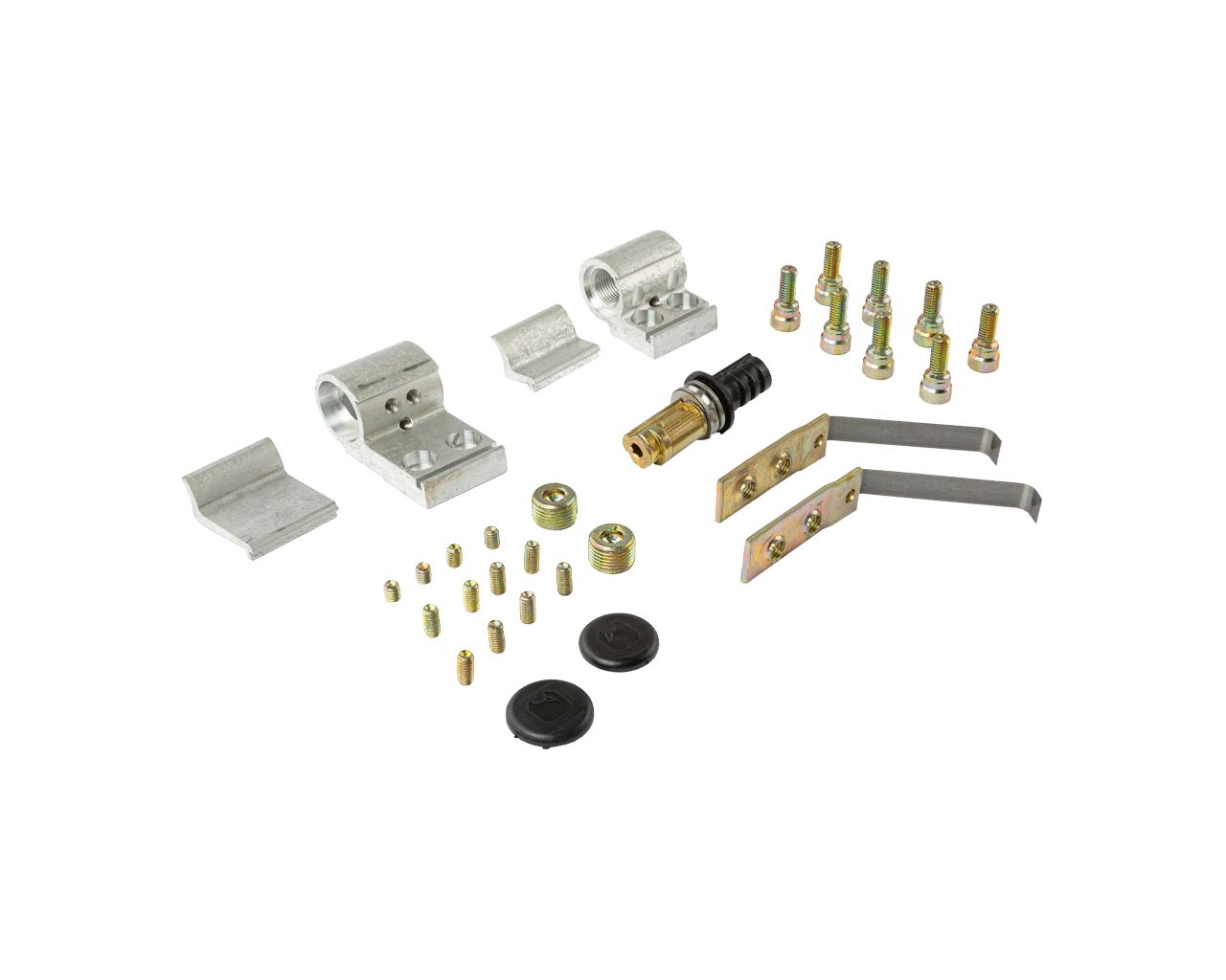 Петля 2-х секционная, м/о 62,5 мм, крепл. на хол. профиль, неокраш.. Рис. 1