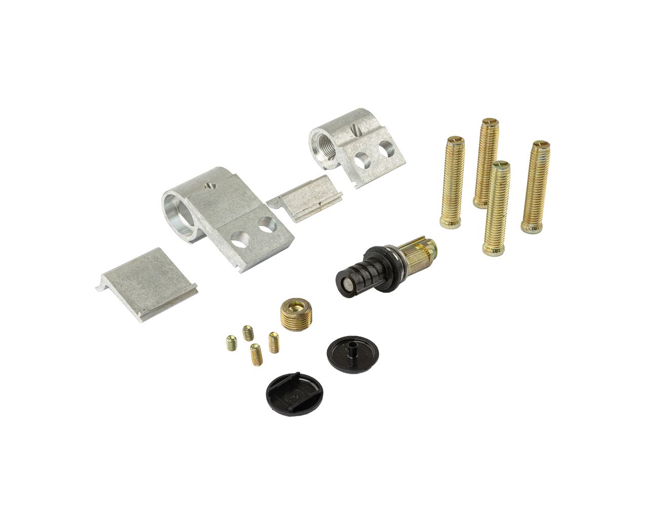 Петля 2-х секционная, м/о 62,5 мм, крепл. на тепл. профиль, неокраш.. Рис. 2