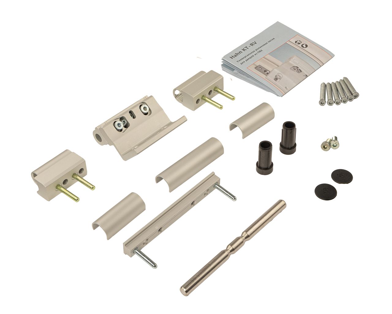 Петля Dr.Hahn KT-RV 3-х секц. в фурнитурный паз, серебро EV1. Рис. 1