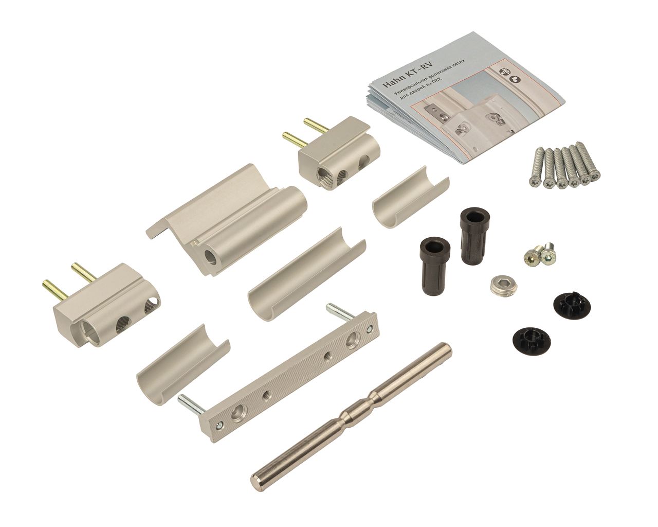 Петля Dr.Hahn KT-RV 3-х секц. в фурнитурный паз, серебро EV1. Рис. 2 Петля Dr.Hahn KT-RV 3-х секц. в фурнитурный паз, серебро EV1. Рис. 2