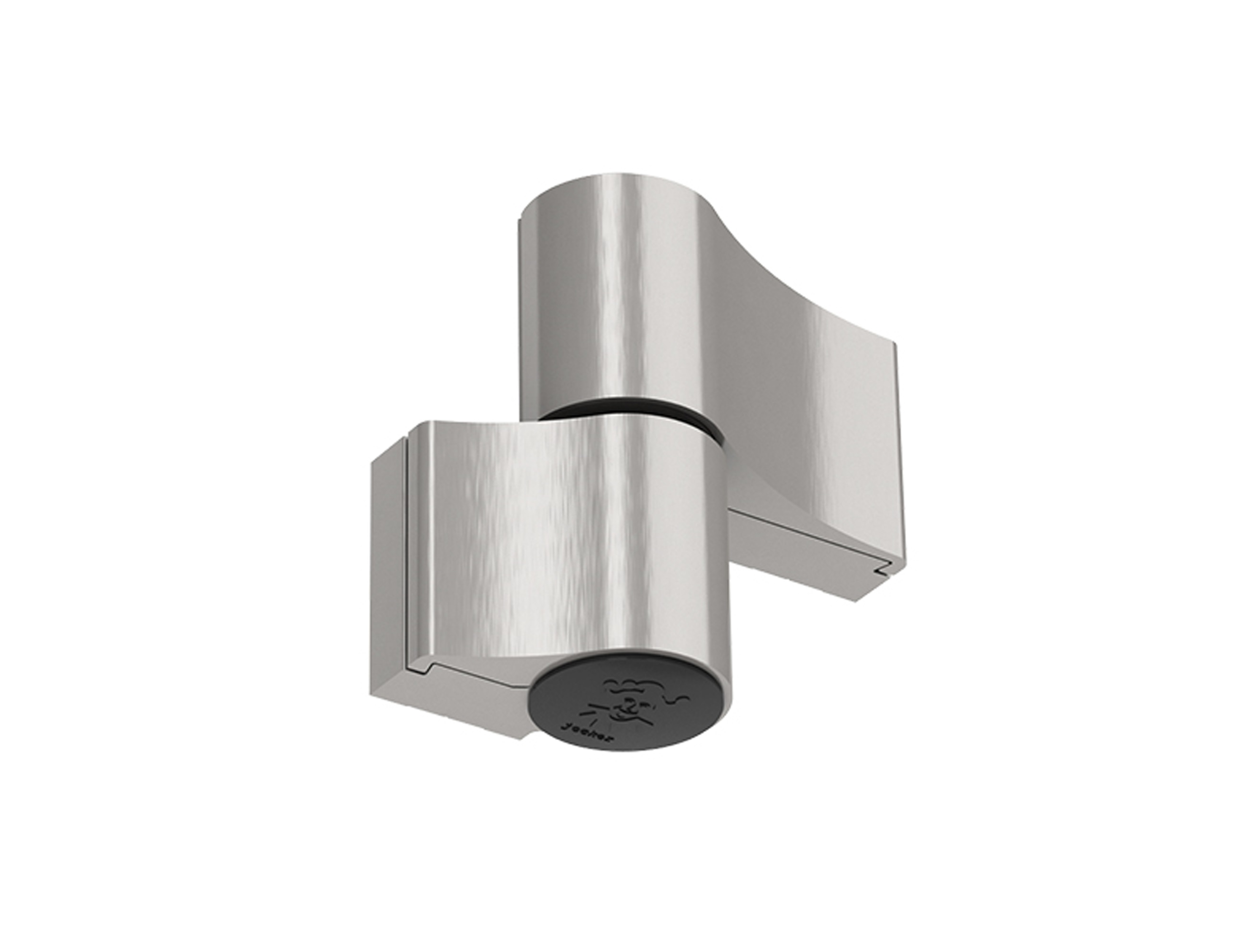 Петля JOCKER ALU 2SK 2-х секционная, м/о 67мм., INOX. Рис. 1