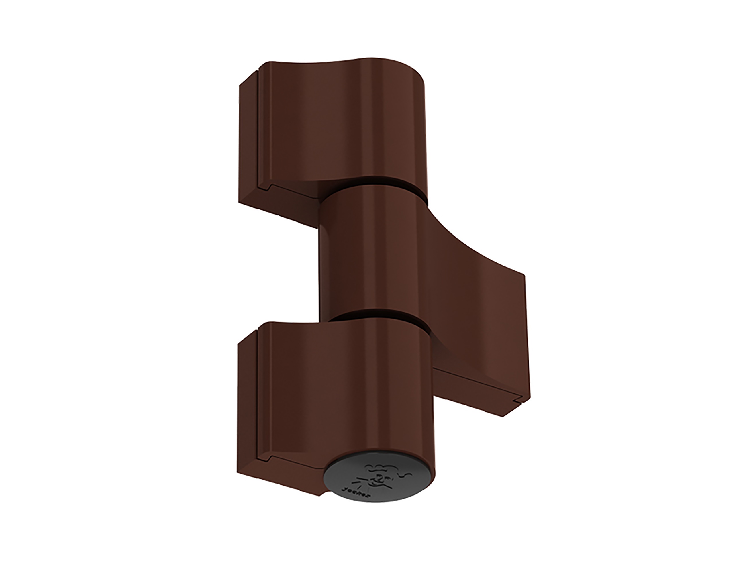 Петля JOCKER ALU 3SK 3-х секционная, м/о 67мм., RAL8017, коричн.. Рис. 1