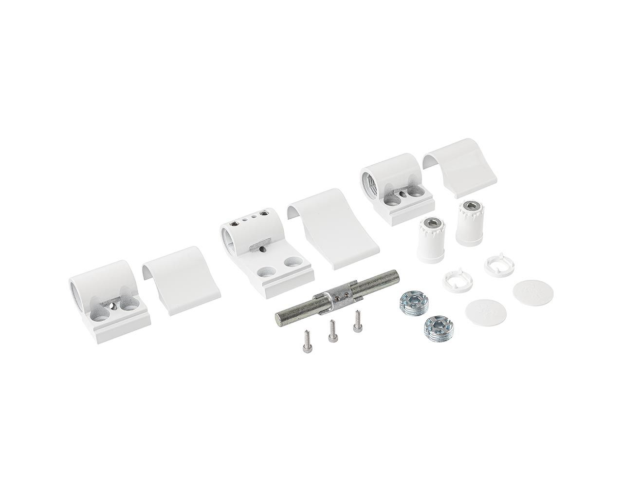 Петля JOCKER ALU 3SK 3-х секционная, межосевое 67, белая RAL9016. Рис. 1