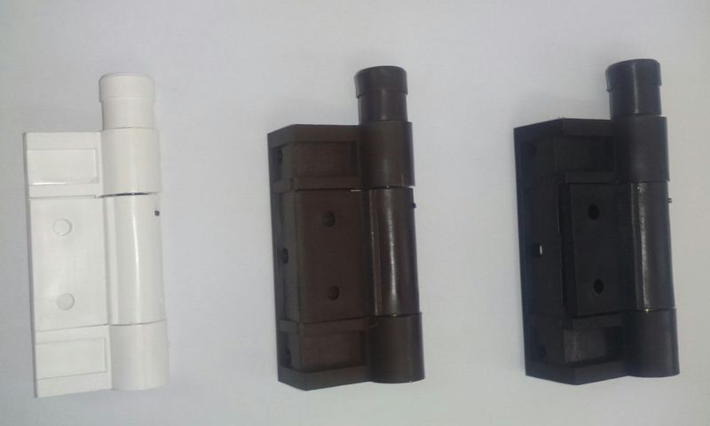 Петля МС-ДВЕР усиленная с доводчиком, черная. Рис. 1